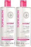 Набор мицеллярной воды Topicrem Hydra+ Gentle для снятия макияжа 2 x 400 мл — фото 1