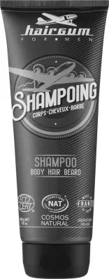 Шампунь Hairgum For Men 3-в-1 для волос, бороды и тела, с арникой и маслом ши