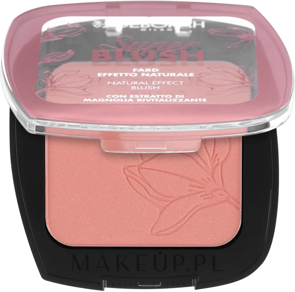 Румяна для лица Deborah Super Blush пудровые, оттенок 04 - Peach