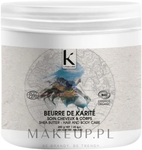 Масло ши для волос и тела K Pour Karite органическое нерафинированное
