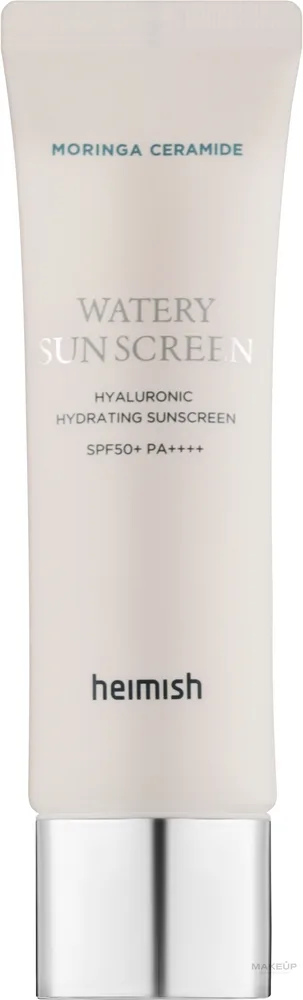 Крем солнцезащитный Heimish Moringa Ceramide Watery Sunscreen водостойкий увлажняющий SPF50+ PA++++, 50 мл