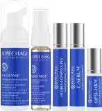 Набор для лица Repechage Hydra Blue Starter пенка спрей сыворотка крем и крем для век с водорослями — фото 2