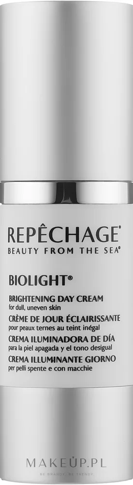 Крем для лица дневной Repechage Biolight осветляющий с оксидом цинка 50 мл