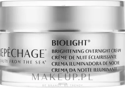 Крем для лица ночной Repechage Biolight осветляющий с пептидами 50 мл