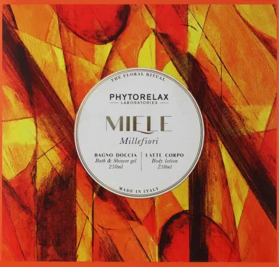 Phytorelax Laboratories Phytorelax Laboratories The Floral Ritual Wild Flower Honey (sh/gel/250 мл + b/lot/250 мл) - Набор для тела Phytorelax Wild Flower Honey гель для душа и лосьон с экстрактом пиона 2x250 мл