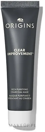Насыщенная очищающая маска для лица с активированным углём Origins Clear Improvement Rich Purifying Charcoal Mask / Ориджинс