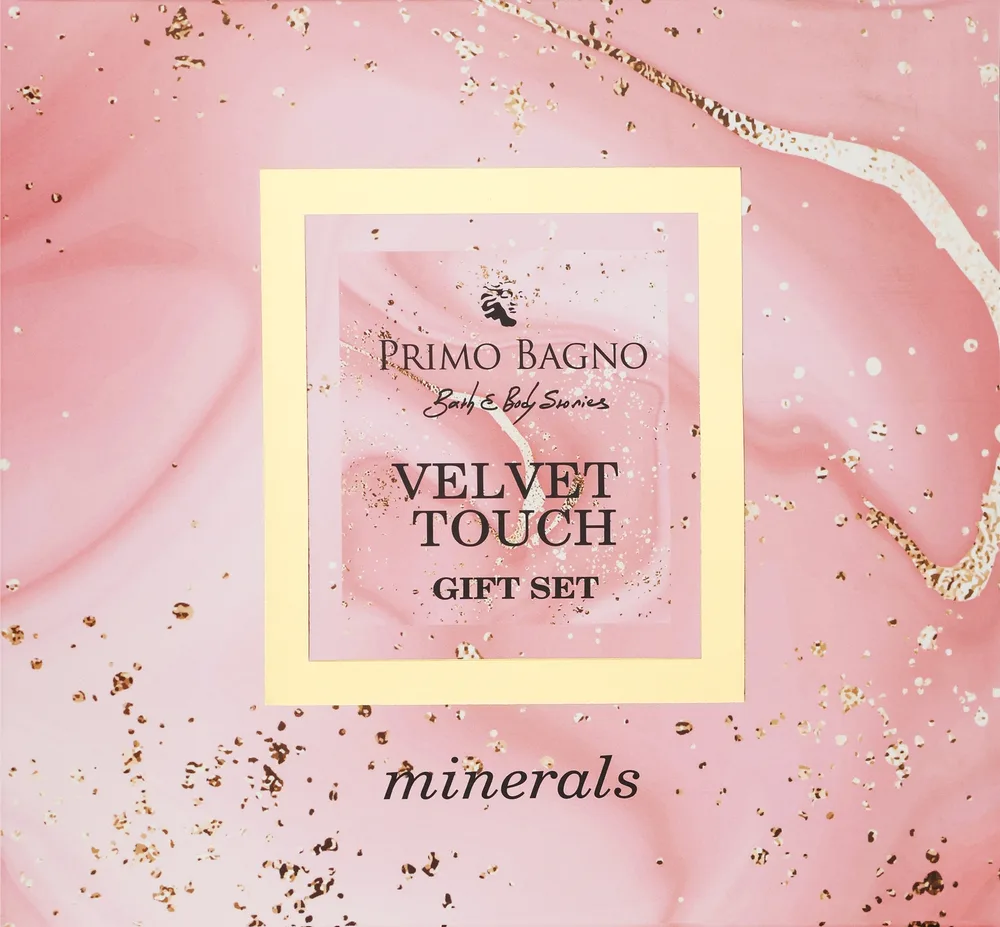 Набор для тела Primo Bagno Velvet Touch гель крем для рук и тела и ароматический спрей 150+100+150 мл