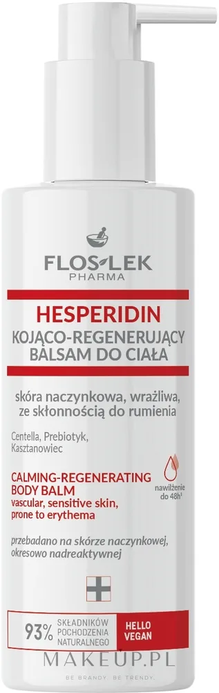 Floslek Hesperidin Calming Body Balm — успокаивающий восстанавливающий бальзам для тела с гесперидином, 175 мл