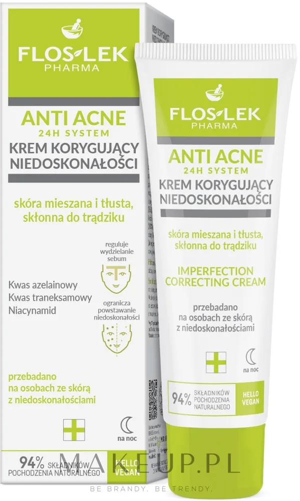 Крем для лица Floslek Anti Acne 24h для жирной и проблемной кожи 50 мл