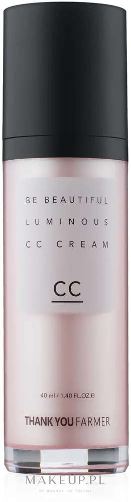 Крем для лица CC Thank You Farmer Be Beautiful Luminous CC Cream SPF 30 PA++, 40 мл