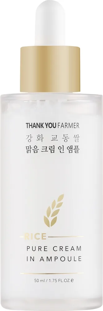 Крем для лица Thank You Farmer Rice Pure двухслойный для ровного тона 50 мл