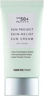 Крем для лица Thank You Farmer Sun Project солнцезащитный SPF 50+ 50 мл
