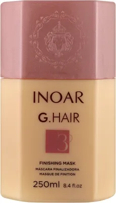 Финишная маска для волос Inoar G-Hair разглаживание, глицерин, полимеры, запечатывание кутикулы, 250 мл