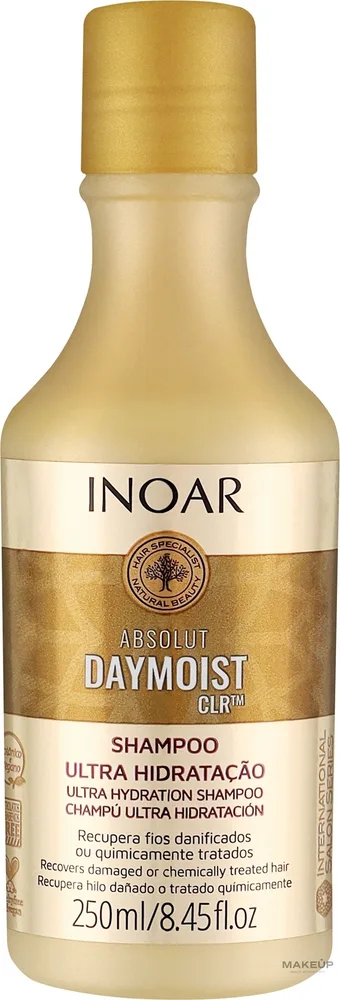 Увлажняющий шампунь Inoar Absolut Daymoist CLR с маслом арганы и жожоба, для сухих волос, 250 мл