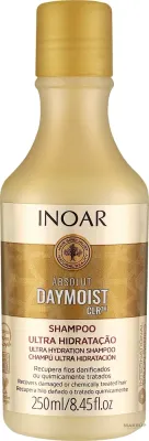 Увлажняющий шампунь Inoar Absolut Daymoist CLR с маслом арганы и жожоба, для сухих волос, 250 мл