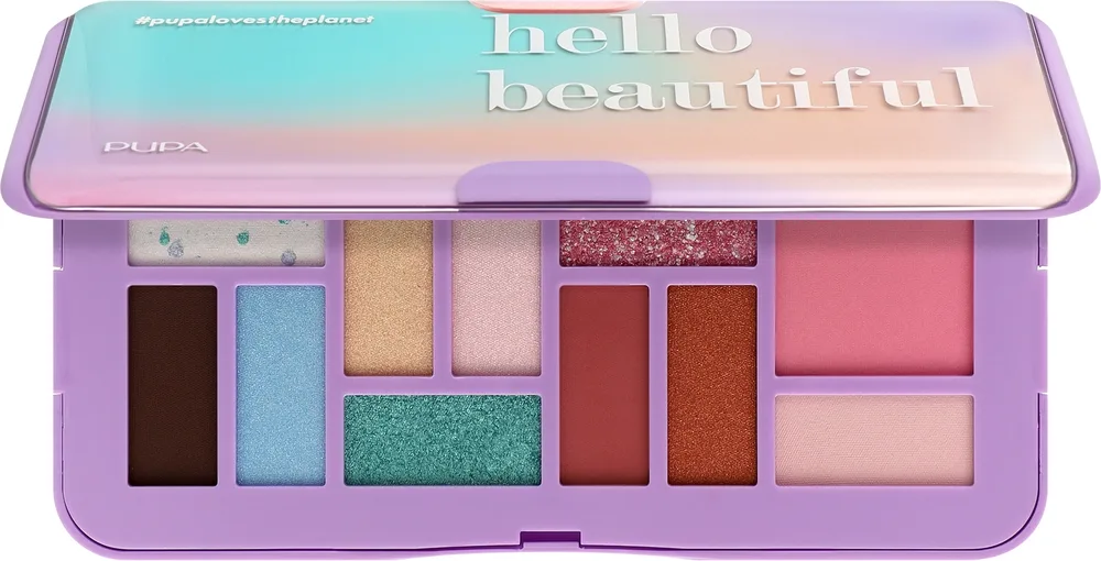 Палетка для макияжа глаз и лица Pupa Palette M Life in Color, оттенок Lilac