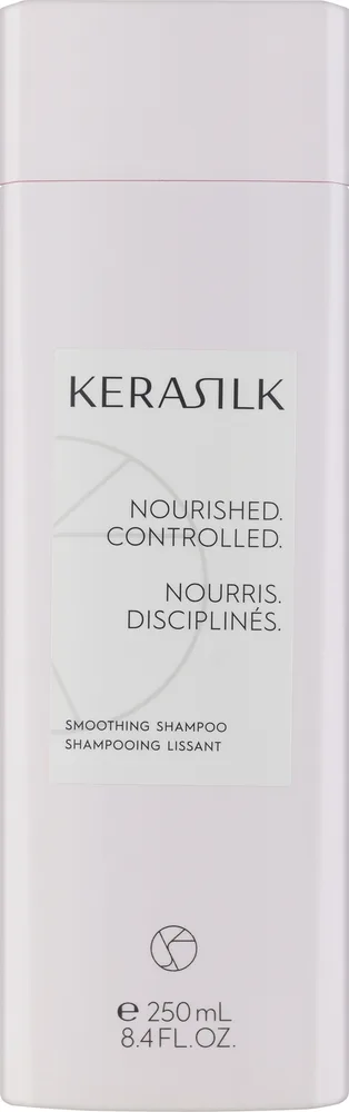 Разглаживающий шампунь Kerasilk Smoothing с маслом ши, без сульфатов, для непослушных волос