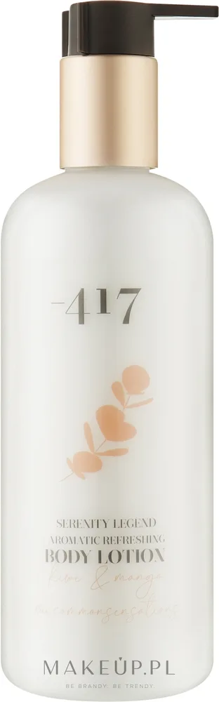 417 Serenity Legend Aromatic Refreshing Body Lotion Kiwi and Mango — ароматический бальзам для тела с ароматом киви и манго, 350 мл