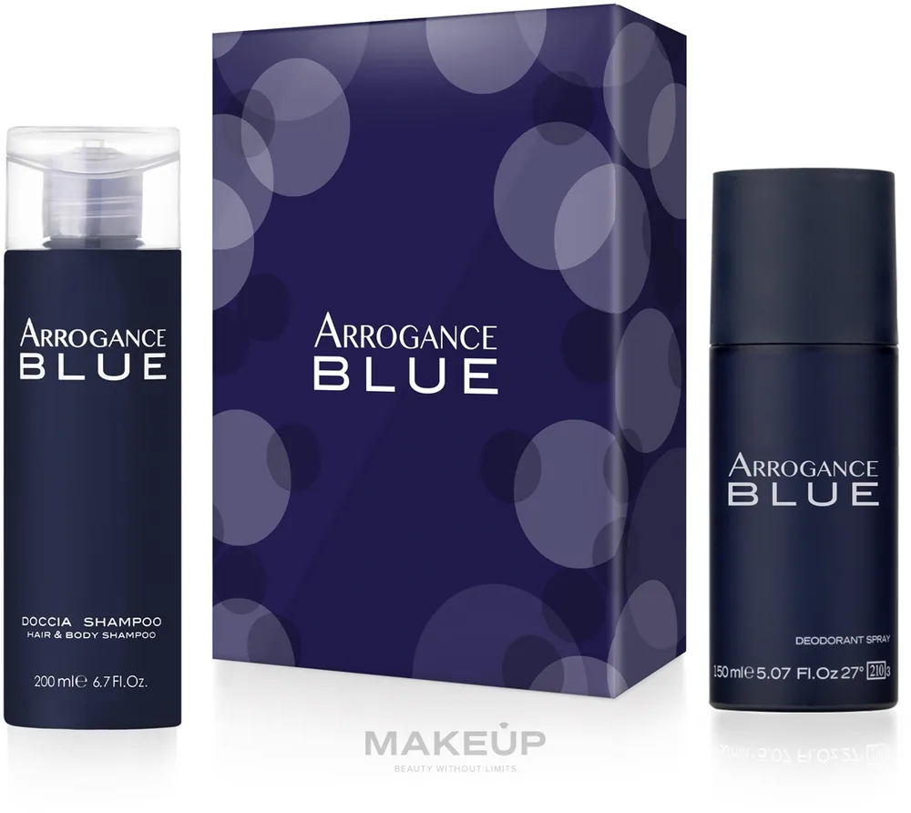 Набор Arrogance Blue Pour Homme гель для душа 200 мл и дезодорант 150 мл для мужчин