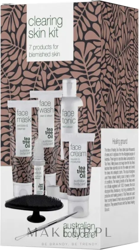 Набор для проблемной кожи Australian Bodycare Clearing Skin из 7 средств маска умывалка тоник с маслом чайного дерева