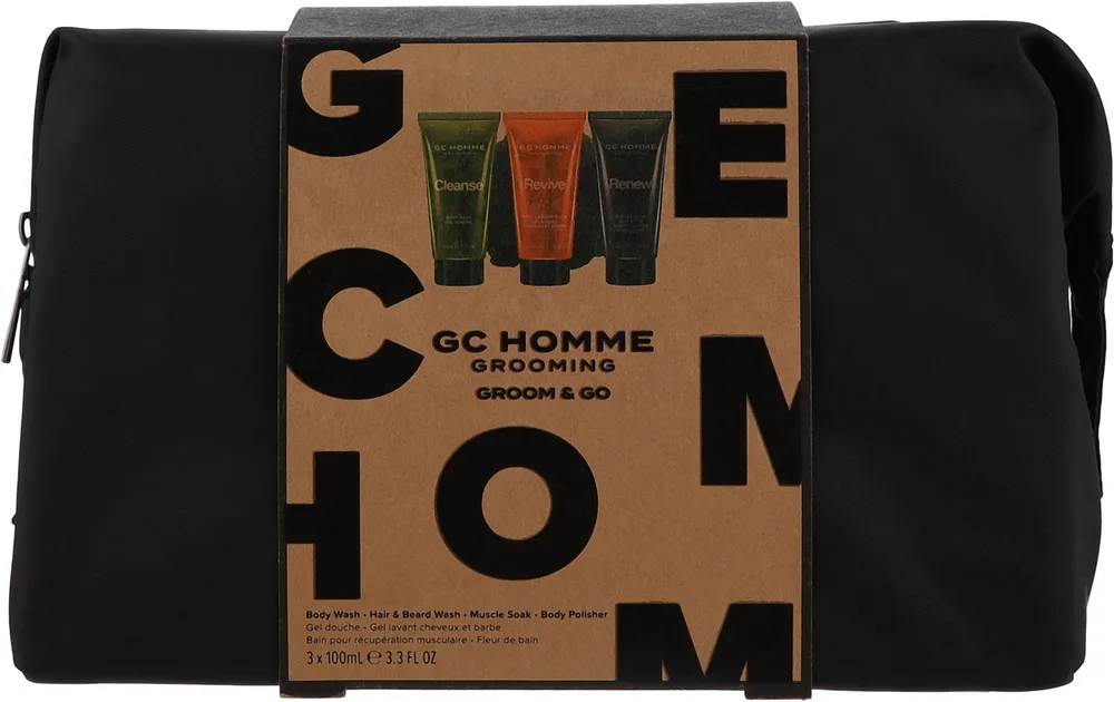 Мужской набор Grace Cole GC Homme Grooming из 5 средств гель для душа и шампунь для волос и бороды