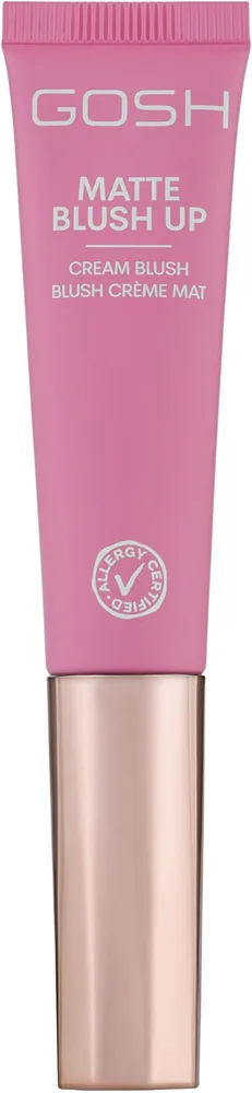 Gosh Copenhagen Matowy róż do policzków - Румяна для лица Gosh Matte Blush Up Cream Blush, оттенок 002 - Dusty Rose