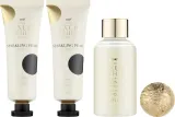 Набор для тела Grace Cole Sparkling Pear & Nectarine гель крем для тела крем для рук и бомбочка для ванны 3x50 мл+25 г — фото 2