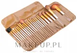 Набор кистей для макияжа Beauty Design 24 шт. в золотом чехле — фото 2