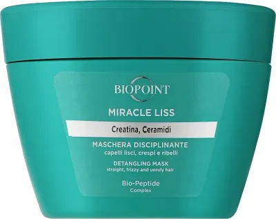 Маска для волос Biopoint Miracle Liss 72h Mask разглаживающая, для всех типов волос, 200 мл