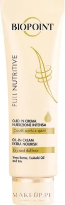 Крем для сухих волос Biopoint Full Nutritive питательный несмываемый, с маслом ши и камелии, восстановление и мягкость, 150 мл