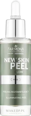Farmona Professional New Skin Peel Glow осветляющий кислотный пилинг для лица с AHA BHA и PHA кислотами 30 мл