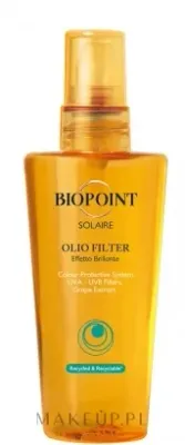Масло для волос Biopoint Solaire Olio Filter солнцезащитное, для защиты цвета, 100 мл