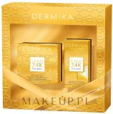 Набор для лица Dermika Luxury Gold 24k крем и сыворотка с 24K золотом маслом авокадо и макадамии 50+60 мл — фото 1