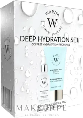 Набор Warda Deep Hydration масло-сыворотка с гиалуроновой кислотой 30 мл и увлажняющий крем с алоэ 50 мл