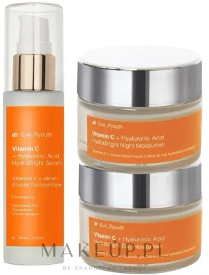 Набор для лица Dr. Eve_Ryouth Vitamin C + Hyaluronic Acid дневной ночной крем и сыворотка 2x50+60 мл