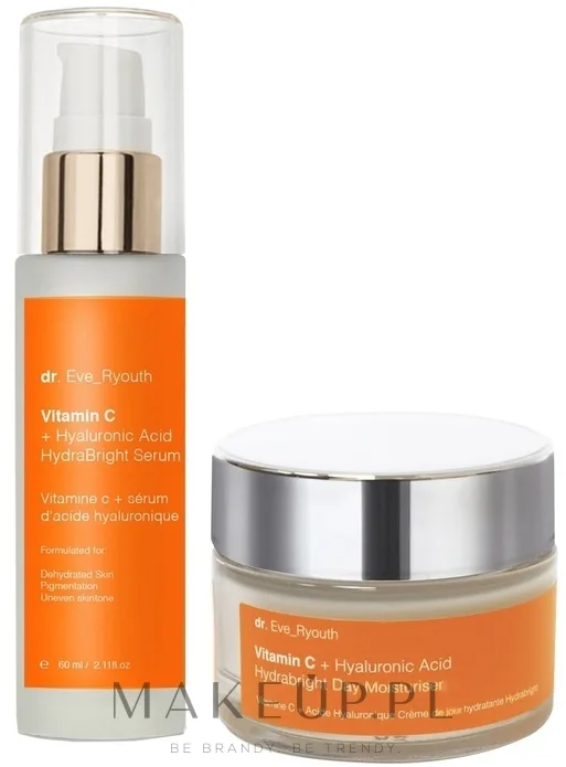 Набор для лица Dr. Eve_Ryouth Vitamin C + Hyaluronic Acid дневной крем и сыворотка 50+60 мл