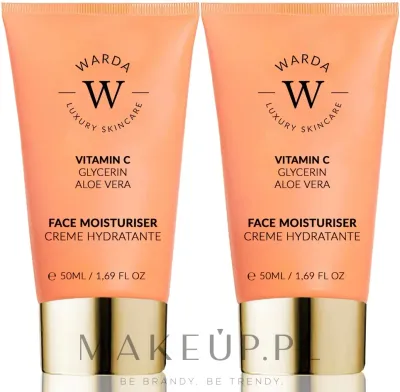 Набор увлажняющих кремов для лица Warda Glow Boost с витамином C 2 x 50 мл