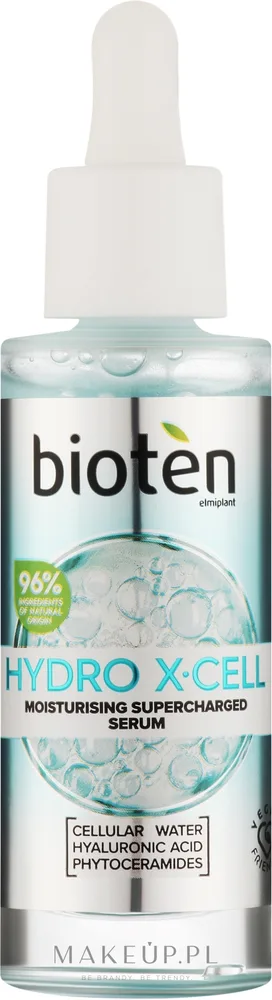 Увлажняющая сыворотка для лица Bioten Hydro X-Cell, гиалуроновая кислота, спирулина и пребиотики, 30 мл
