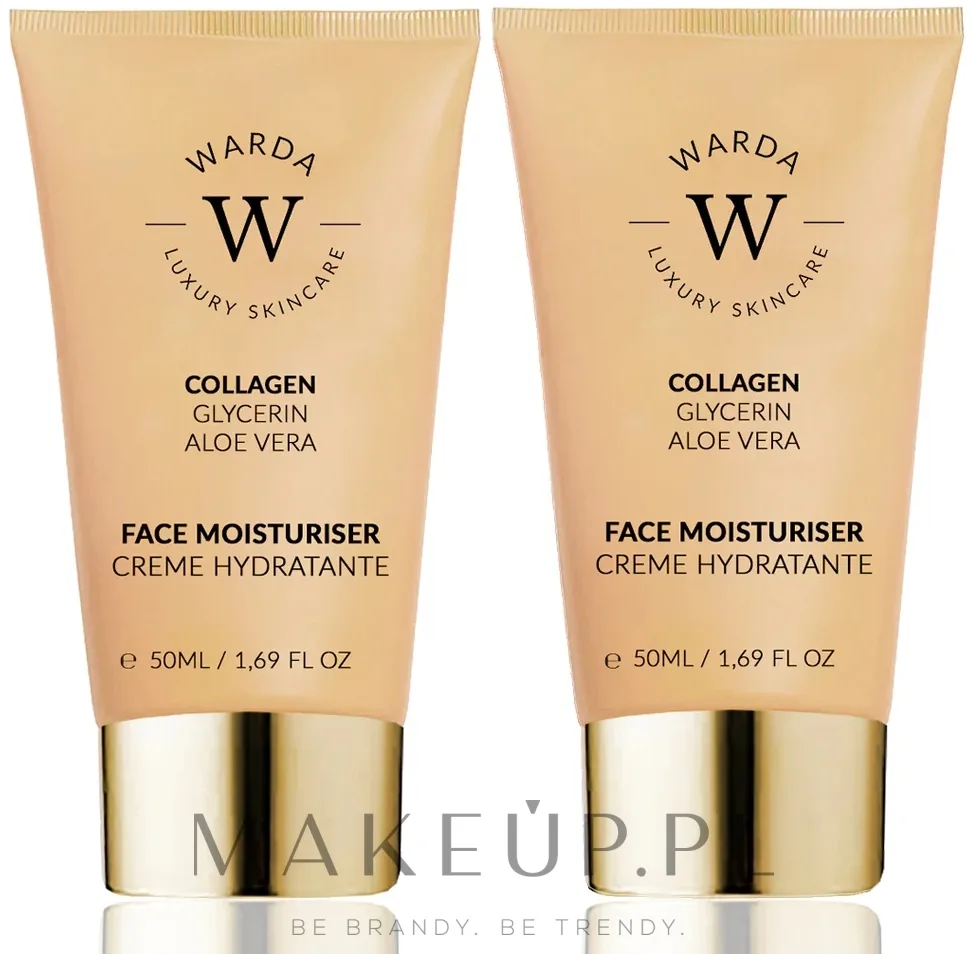 Набор увлажняющих кремов для лица Warda Skin Lifter Boost с коллагеном 2 x 50 мл для зрелой кожи