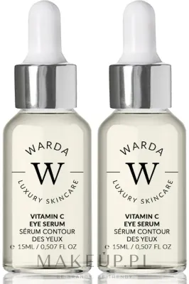 Набор сывороток для области вокруг глаз Warda Skin Glow Boost Vitamin C Eye Serum 2 x 15 мл