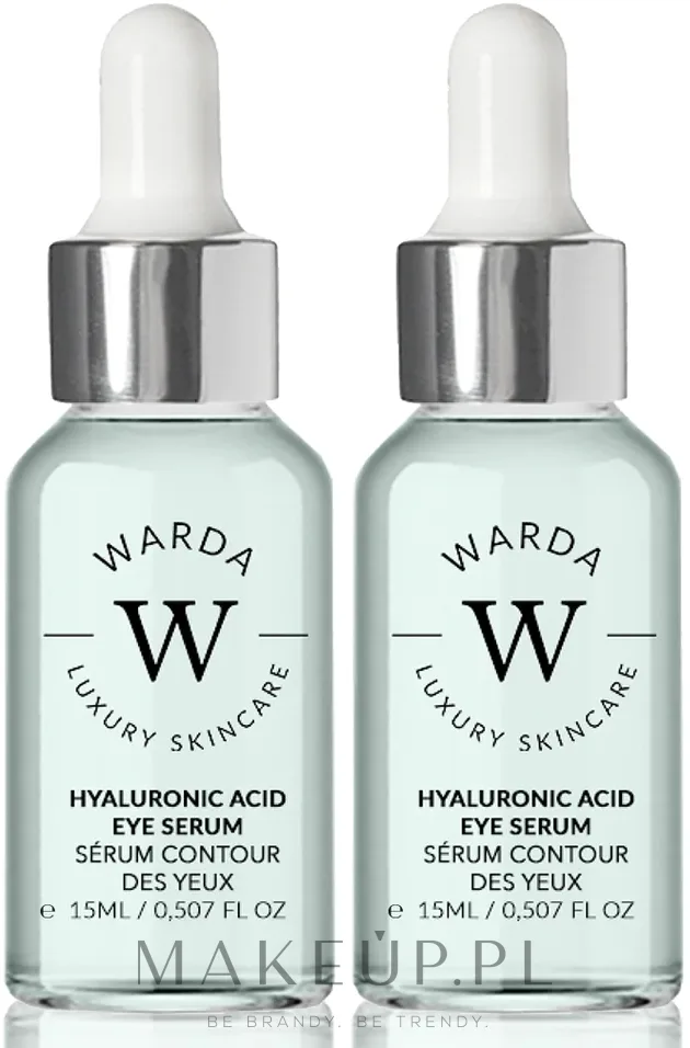 Набор сывороток для области вокруг глаз Warda Skin Hydration Boost Hyaluronic Acid Eye Serum 2 x 15 мл