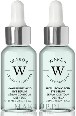 Набор сывороток для области вокруг глаз Warda Skin Hydration Boost Hyaluronic Acid Eye Serum 2 x 15 мл