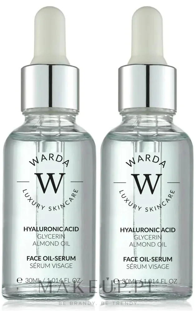 Набор масел-сывороток для лица Warda Hyaluronic Acid Hydration Boost Oil-Serum 2 x 30 мл