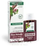 Набор для волос Klorane Quinine and Edelweiss шампунь и сыворотка с хинином и эдельвейсом для ослабленных волос 2x100 мл — фото 1