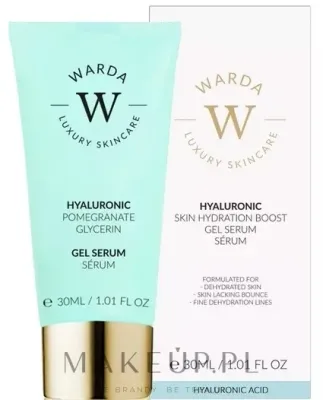 Гель-сыворотка для лица Warda Skin Hydration Boost с гиалуроновой кислотой и экстрактом граната 30 мл