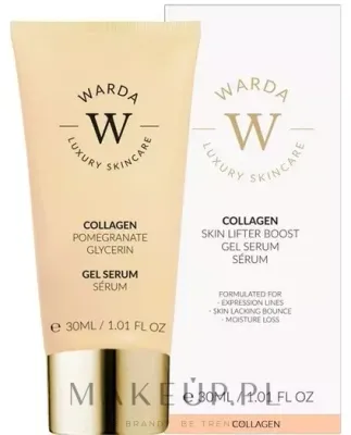Гель-сыворотка для лица Warda Skin Lifter Boost с гидролизованным коллагеном и экстрактом граната 30 мл