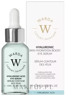 Сыворотка для области вокруг глаз Warda Skin Hydration Boost Hyaluronic с гиалуроновой кислотой экстрактом граната и ячменя 15 мл