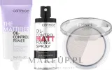 Набор для макияжа лица Catrice The Matte Face Pro Set матирующий, пудра 10 г, праймер 30 мл и спрей 50 мл — фото 3