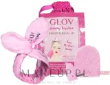 Набор Glov Spa Bunny Together рукавица для снятия макияжа наперсток повязка для волос и косметичка — фото 1