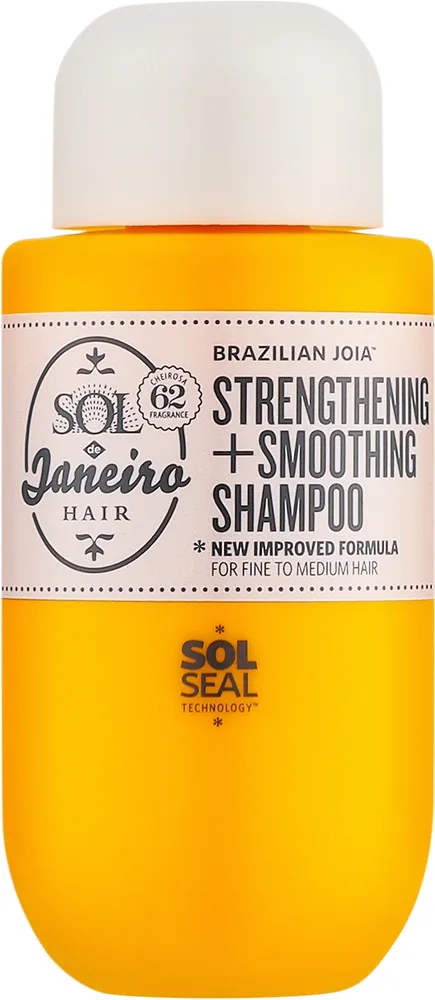 Шампунь Sol De Janeiro Brazilian Joia для укрепления и разглаживания, с купуасу, асаи и бразильским орехом, 90 мл